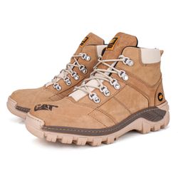 Botina Amarok Masculino Couro Legítimo - Areia - SHOP TAC BRASIL