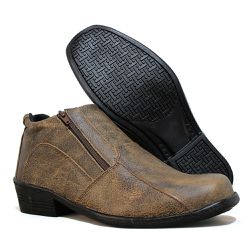 Bota Masculina Calce Fácil Couro Legítimo Premium ... - SHOP TAC BRASIL