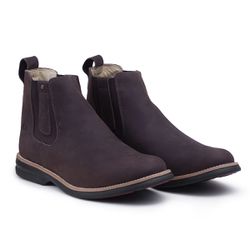 Bota Chelsea Crazy Horse - Café - SHOP TAC BRASIL