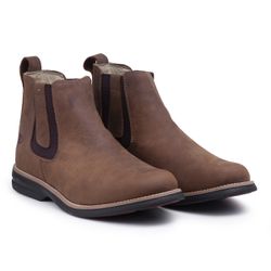 Bota Chelsea Crazy Horse - Tabaco - SHOP TAC BRASIL