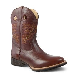 Bota Texana Masculina Couro Floater Chocolate - Silverado Botas - 37060- - SILVERADO BOTAS