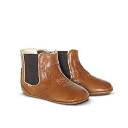 Botina Baby Couro Mestiço Conhaque - Silverado Botas - s1101-1-8 - SILVERADO BOTAS