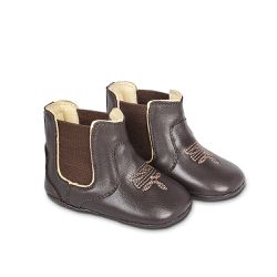 Botina Baby Couro Mestiço Café - Silverado Botas - s1101-1-9 - SILVERADO BOTAS