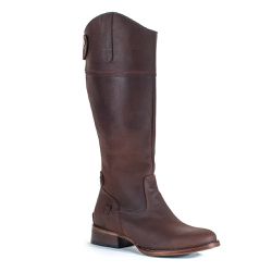 Bota Hípica Masculina Couro Fossil Café Coleção Pantanal - Silverado Botas - HM1... - SILVERADO BOTAS