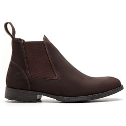 Botina Masculina Premium Nobuck Cafe - Silverado Botas - 6200 - SILVERADO BOTAS