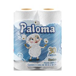 PAPEL HIGIENICO FOLHA SIMPLES PALOMA C/4 ROLOS DE ... - SIMPLIFICA DISTRIBUIDORA