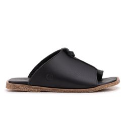 Minimalista e Essencial: Chinelo Slide Preto em Co... - SIMPRONA