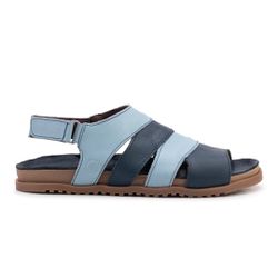 Frescor e Estilo Náutico: Sandália Dupla Face Azul... - SIMPRONA