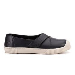 Tênis Slip On LENA em Couro Legítimo: Estilo Urban... - SIMPRONA