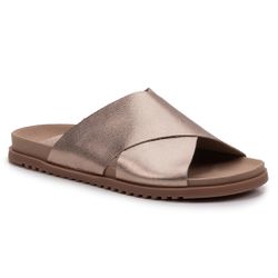 Birken Catherine: Elegância em Couro Metalizado co... - SIMPRONA