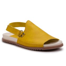 Birken Kate Amarelo com Velcro e Sola Redonda Marr... - SIMPRONA