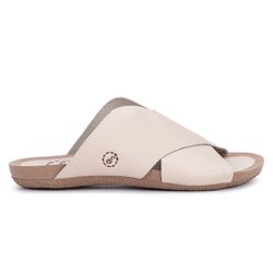 Birken Catherine em Couro Off White com Palmilha C... - SIMPRONA