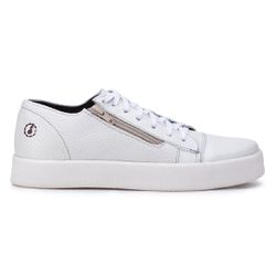 Tênis Esmeralda em Couro Legítimo Off White - Esme... - SIMPRONA