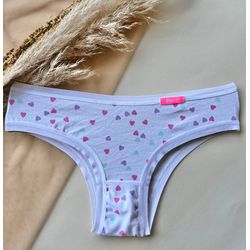 CALCINHA SAFIRA ALGODAO - CORACAO - CA10131-23 - Sirrê Lingerie