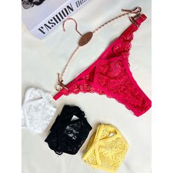 CALCINHA FIO OLIVIA - BRANCO - CA108-13 - Sirrê Lingerie