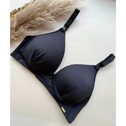 SUTIA AMAMENTACAO BOJO CORTININHA - PRETO - ST0349... - Sirrê Lingerie