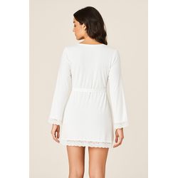ROBE AGATA - BRANCO - HB1000-13 - Sirrê Lingerie