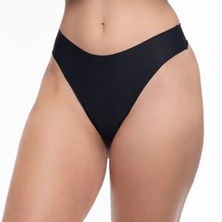 CALCINHA CLASSICA FIO SEM COSTURA - PRETO - CA4736... - Sirrê Lingerie