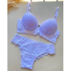 CONJUNTO CORA BOJO/RENDA - BRANCO - CJ1011-13 - Sirrê Lingerie