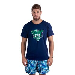 Camiseta em Algodão Penteado Estampada – Skyfeet Hawaii - SKYFEET