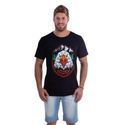 Camiseta em Algodão Penteado Estampada - Skyfeet Eagle - SKYFEET