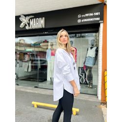 Camisa Over Branca - S. MARIM STORE