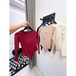 Body Microfibra Manga Longa - S. MARIM STORE