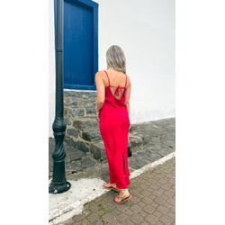 Vestido Ariel Vermelho - S. MARIM STORE