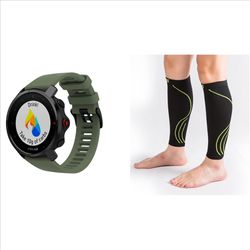 COMBO: POLAR GRIT X PRETO/VERDE TAMANHO M/G + POLA... - SOCOMBOS