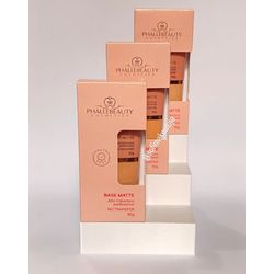 BASE LÍQUIDA MATTE - COR 07 - PHALLEBEAUTY - 2016 - SOFI MAKE
