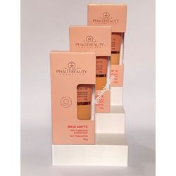 BASE LÍQUIDA MATTE - COR 02- PHALLEBEAUTY - 1051 - SOFI MAKE