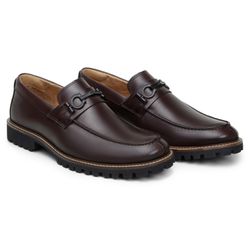 Sapato Masculino Ravena Loafer Chocolate - SOPRAFFINO