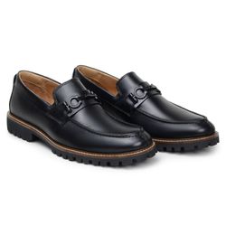 Sapato Masculino Ravena Loafer Preto - SOPRAFFINO