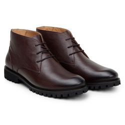 Bota Ankle Boot Ravena Café - SOPRAFFINO