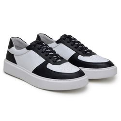 Tênis Casual Comfort Stepper Boston Couro Legítimo... - SOPRAFFINO