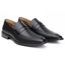 Sapato Lisboa Loafer Couro Preto - SOPRAFFINO