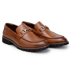 Sapato Masculino Vicenza Loafer Whisky - SOPRAFFINO