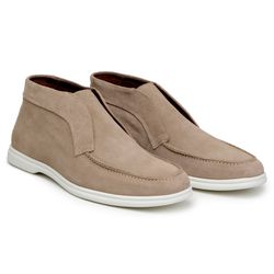 Bota Ankle Boot Rio Camurça Lebre - SOPRAFFINO