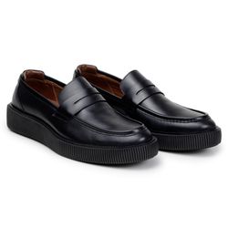 Sapato Masculino Loafer Boston Preto - SOPRAFFINO