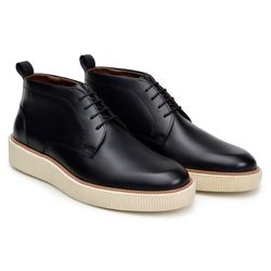 Bota Masculina Ankle Boot Boston Preto - SOPRAFFINO