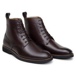 Bota Masculina Derby Veneza Chocolate - SOPRAFFINO