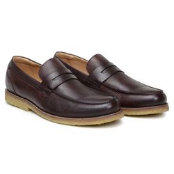 Sapato Masculino Loafer Atenas Café - SOPRAFFINO