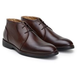 Bota Masculina Ankle Boot Florença Café - SOPRAFFINO