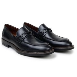 Sapato Masculino Loafer Moscou Couro Preto - SOPRAFFINO