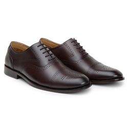 Sapato Masculino Oxford Kiev Chocolate - SOPRAFFINO