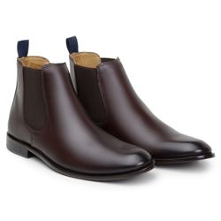 Bota Masculina Chelsea Kiev Chocolate - SOPRAFFINO