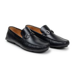 Mocassim Masculino Drive Veneza Preto - SOPRAFFINO