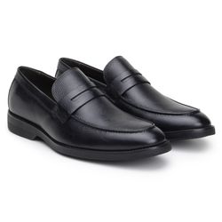 Sapato Masculino Genova Loafer Couro Preto - SOPRAFFINO