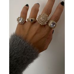 Mix com 4 Anéis - NW106 - SORAIA CAMARGO