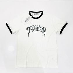 CAMISETA DOLCE & GABBANA ALGODÃO TURCO - SP GRIFES - Camisetas Importadas no Atacado